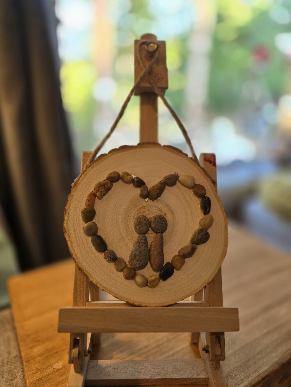 Pebble Wall Art 7in
